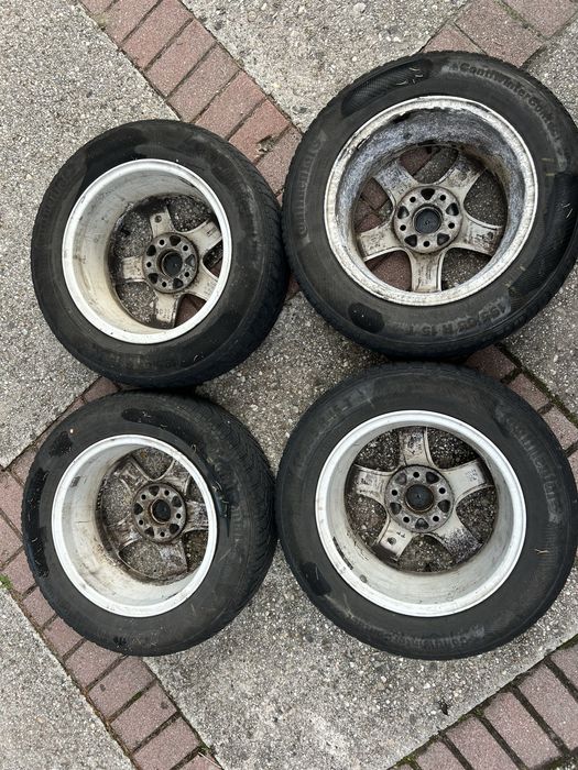 4x felga aluminiowa 15” 5x110 ET 41 SAAB z oponami zimowymi