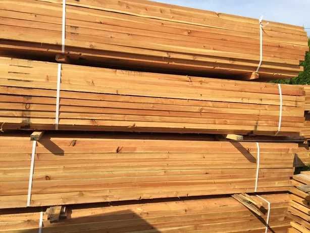Kantówka modrzew drewno budowlane altana taras różne wymiary 80x80 mm