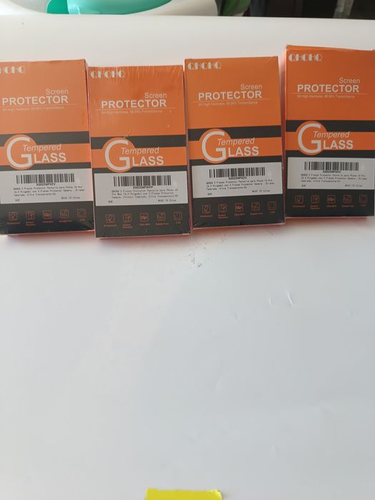 Szkło hartowane qhohq Apple iPhone 15 16 Samsung 3 szt 4