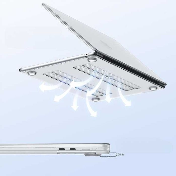 INFURTURE HardShell etui 360 MacBook Air 15 M3 A3114 M2 A2941