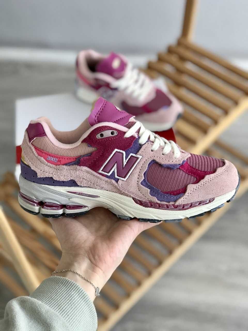 Кроссовки New Balance 2002r Pink Violet/НБ Кросівки Нью Беланс/NB