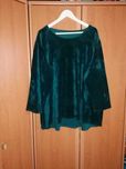Bluza damska, welurowa, Nowa, rozmiar 54