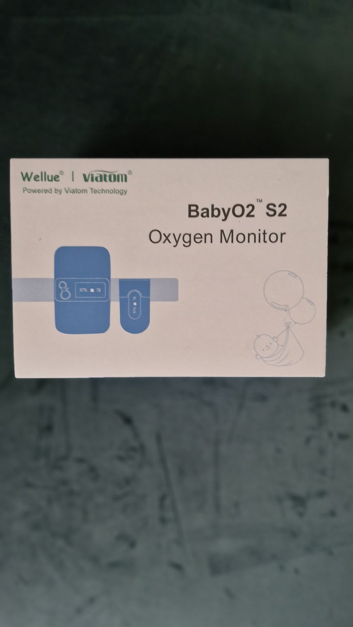Monitor oddechu, pulsoksymetr Wellue Baby O2 S2