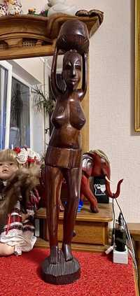 Африканская статуэтка, красное дерево