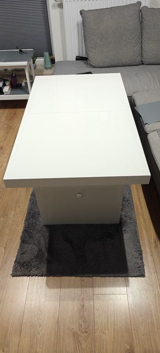 Ława rozkładana, biała AVERSA