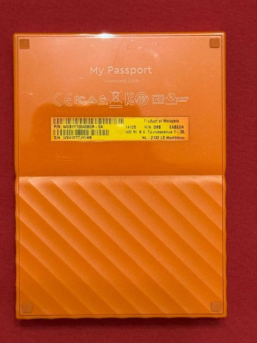 Dysk zewnętrzny WD My Passport 4TB 2.5 cala