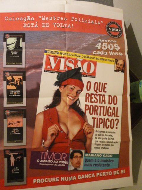 Posters Gigantes Capas Revistas Caras e Visão 70 x 50 cm