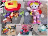 Zestaw pierwszych zabawek dla dziewczynki Lamazee, Fisher Price i inne