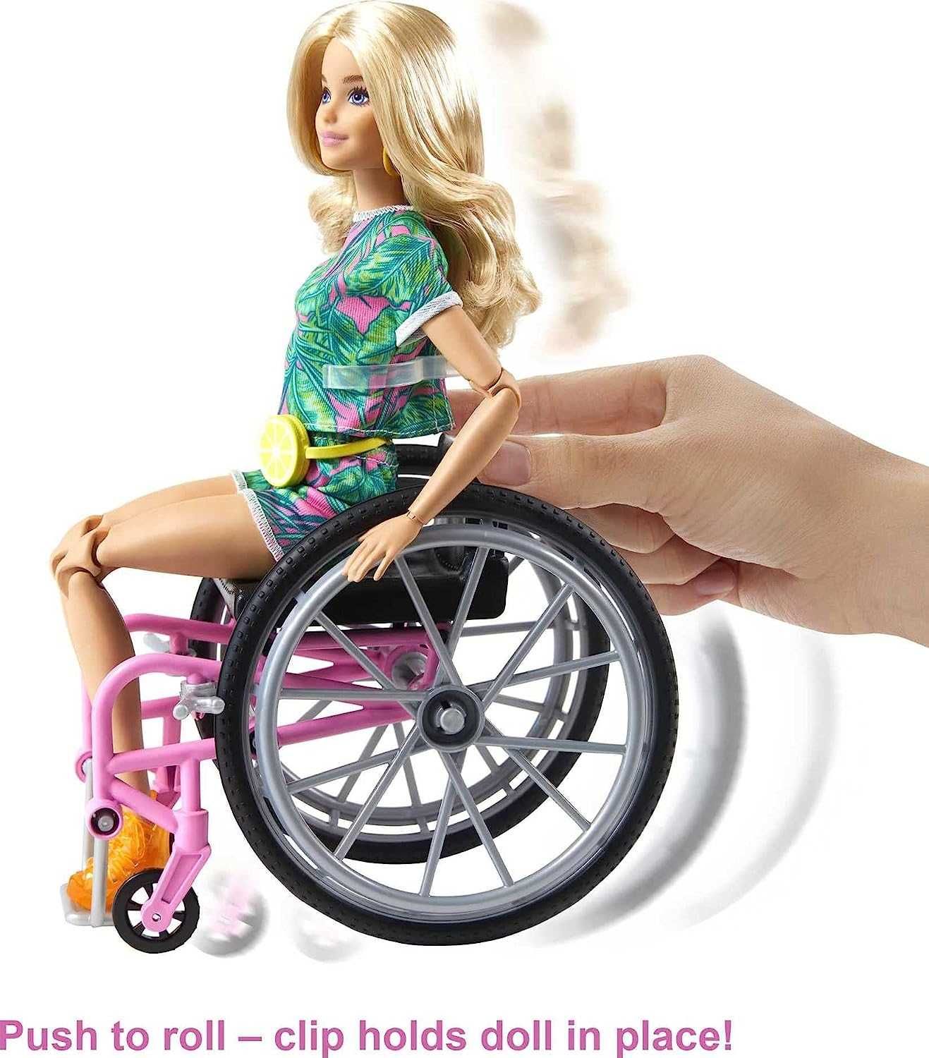 Барби шарнирная втколяске Barbie Fashionistas Doll #165 GRB93