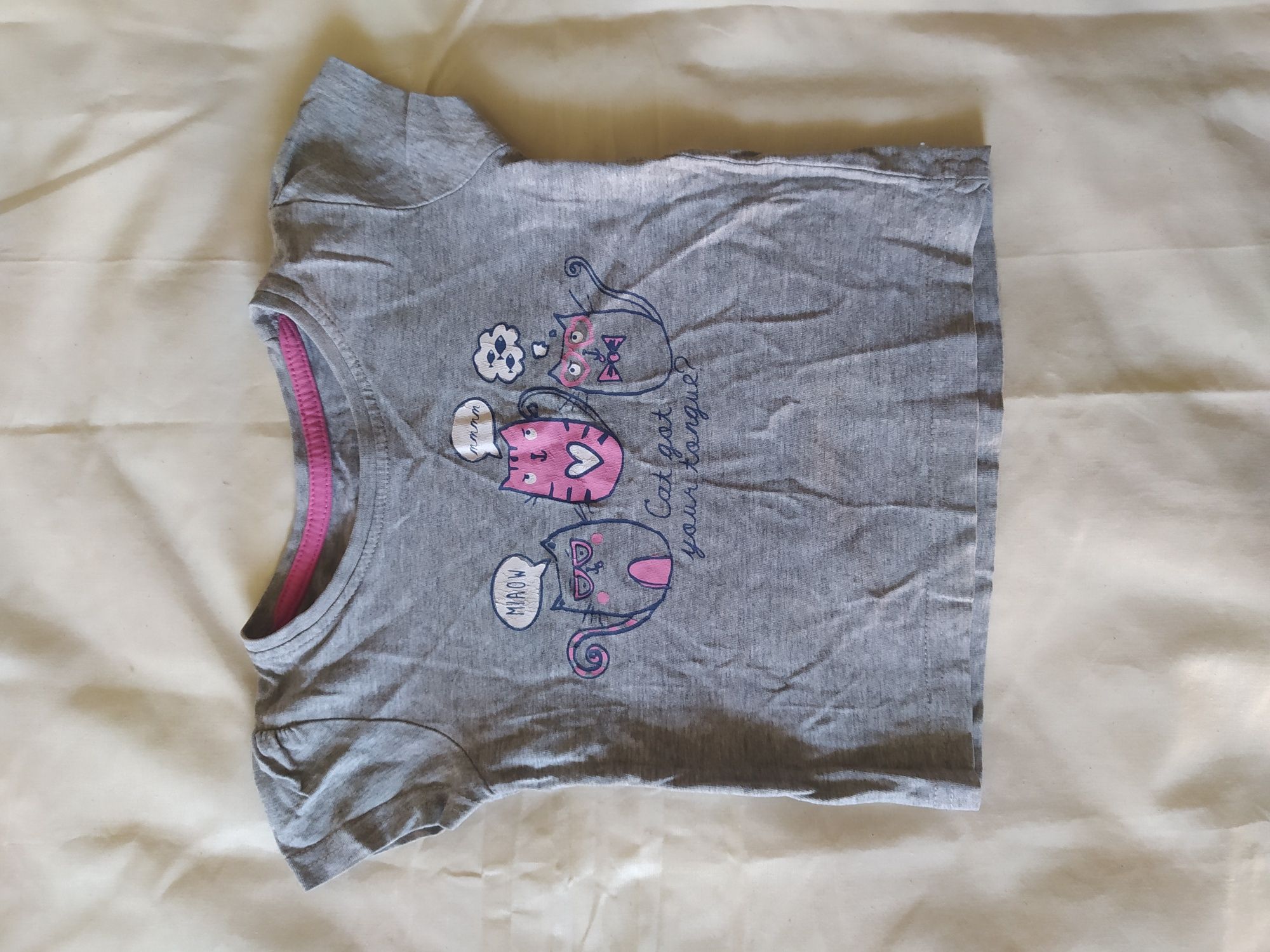 Ogrodniczki niemowlęce + 2x T-Shirt