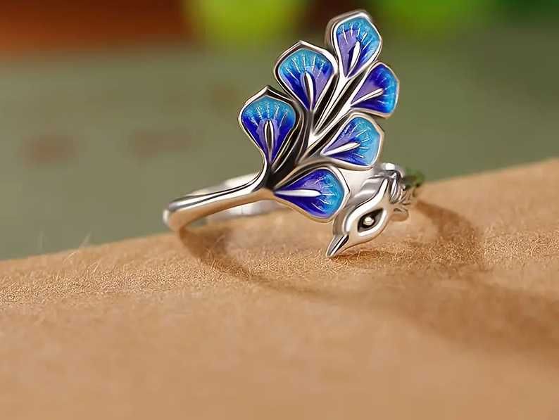 Кільце зі срібла  925 проби Павлiн