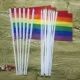 100 sztuk flag LGBT tęczowa flaga