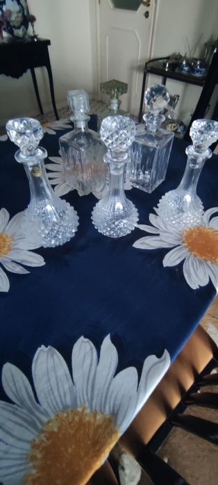 Conjunto de várias peças de Cristal