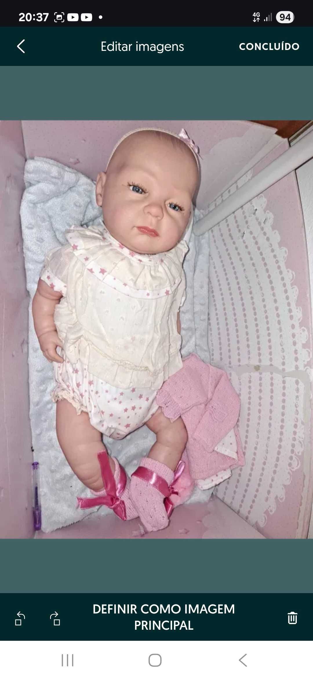 Vendo boneca rebom realista menina nova !