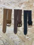 Braceletes tamanho 20mm, em pele genuína, fabricadas em Portugal