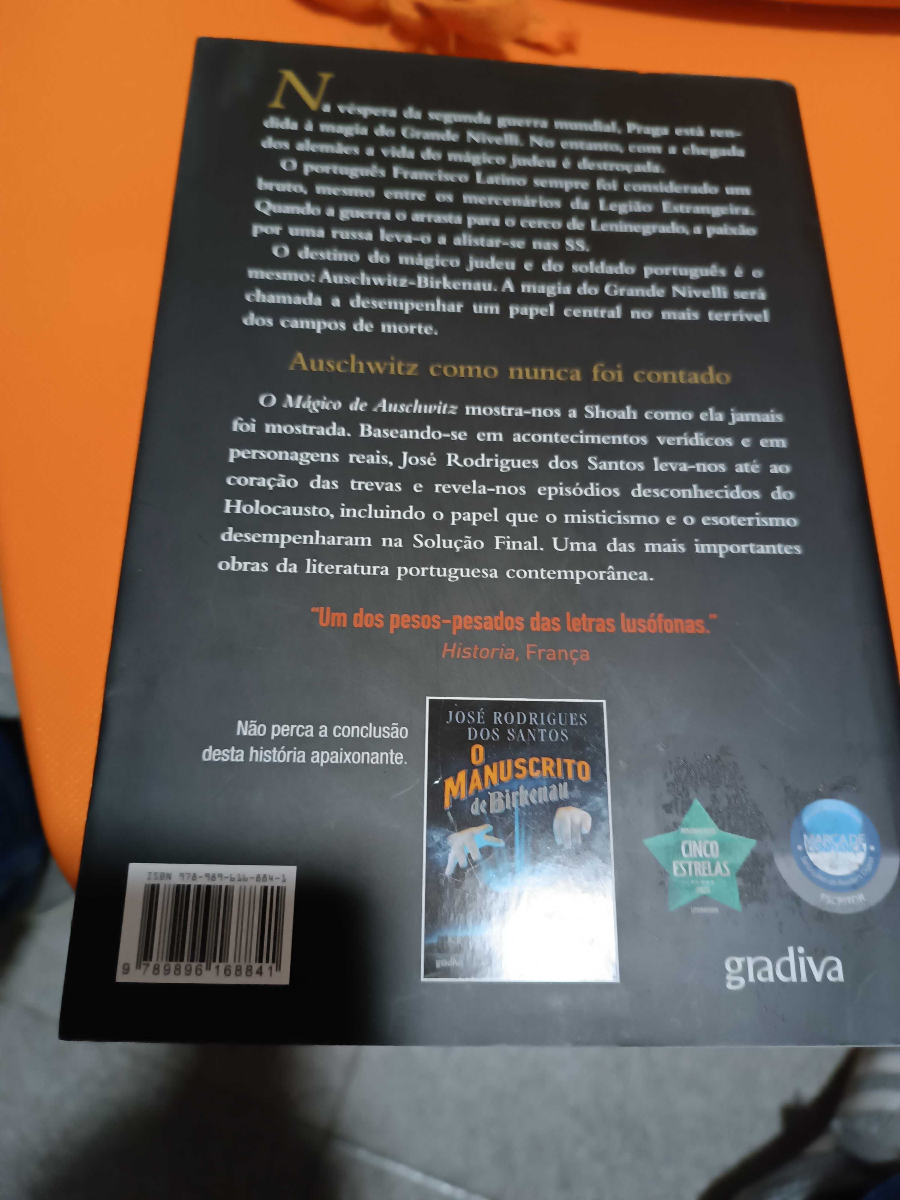 Livro de José Rodrigues dos Santos O MÁGICO NOVO