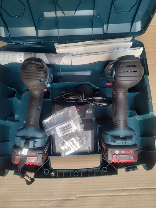 Wkrętarka Bosch GSB 18V-21, zakrętarka Bosch GDX 18V-180 +aku 4.0 x2