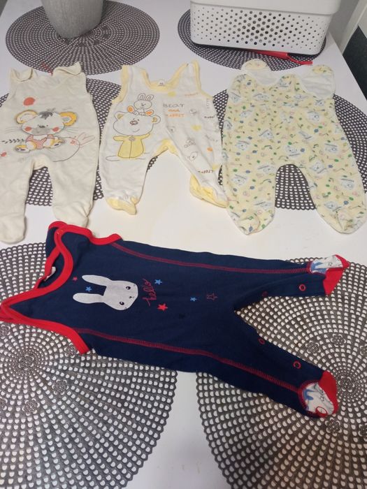 Cztery pary śpiochów bawelnianych