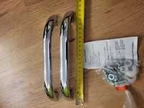 2 x uchwyt, poręcz do łazienki. Nowe. Stal chrom. 22 cm.