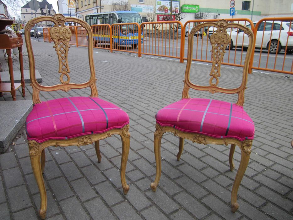 stare krzesła 2 szt