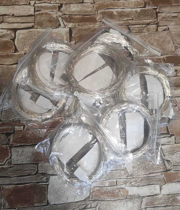 Новорічна гірлянда Роса 20 метрів / ЮСБ / USB