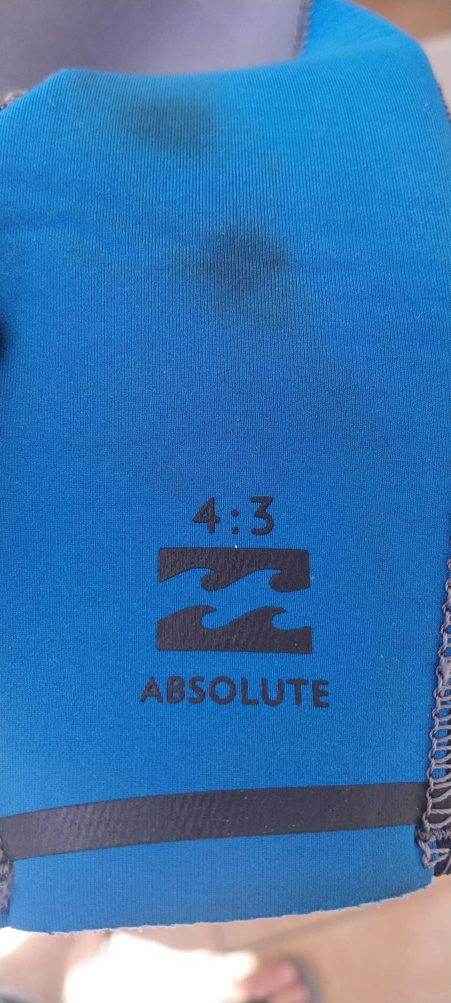 Fato surf Billabong 12 Junior 4/3 Absolut