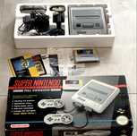 Super Nintendo Snes Box Mario World Zestaw