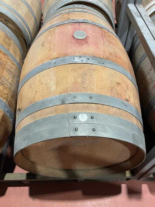 Beczka po winie drewniana DĘBOWA szczelna JASNA dekoracyjna 225 litrów