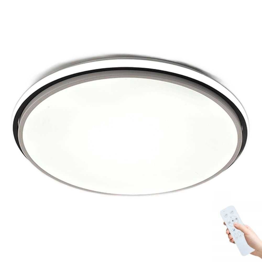 Lampa wisząca sufitowa żyrandol led plafon 3 kolory pilot 50 cm