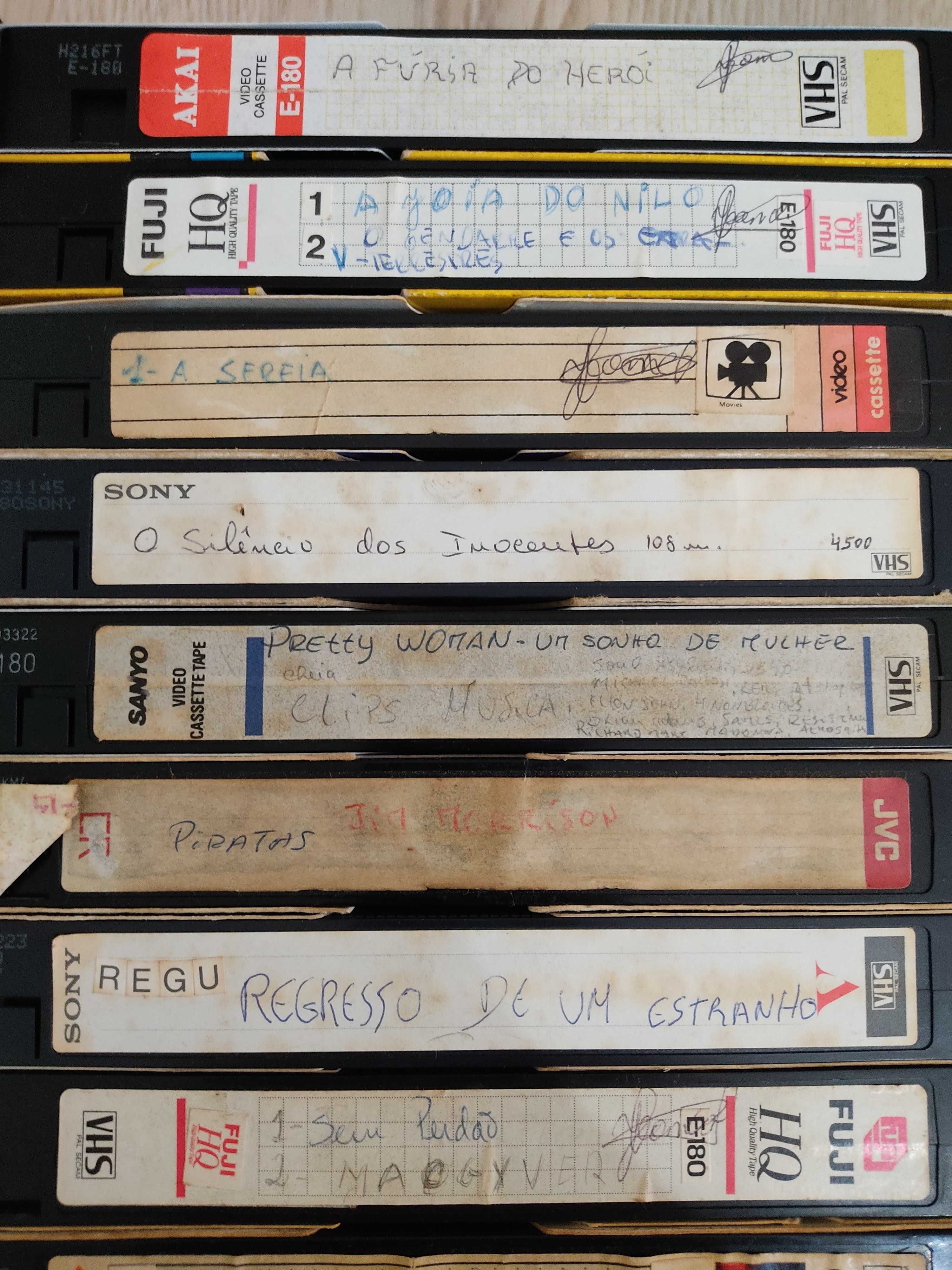 Cassetes de vídeo/filmes VHS