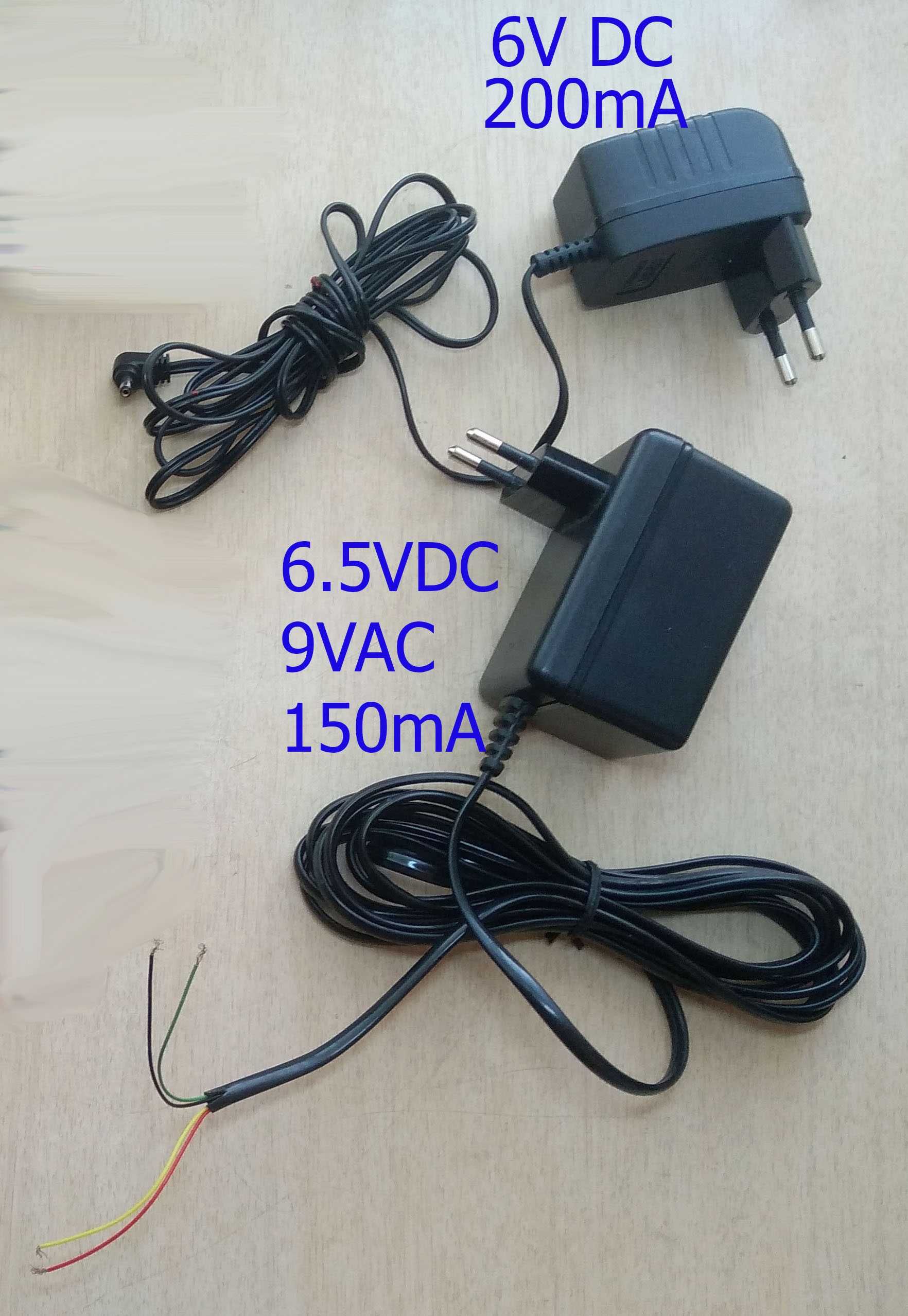 Блок питания (6V DC, 6,5VDC 9VAC)