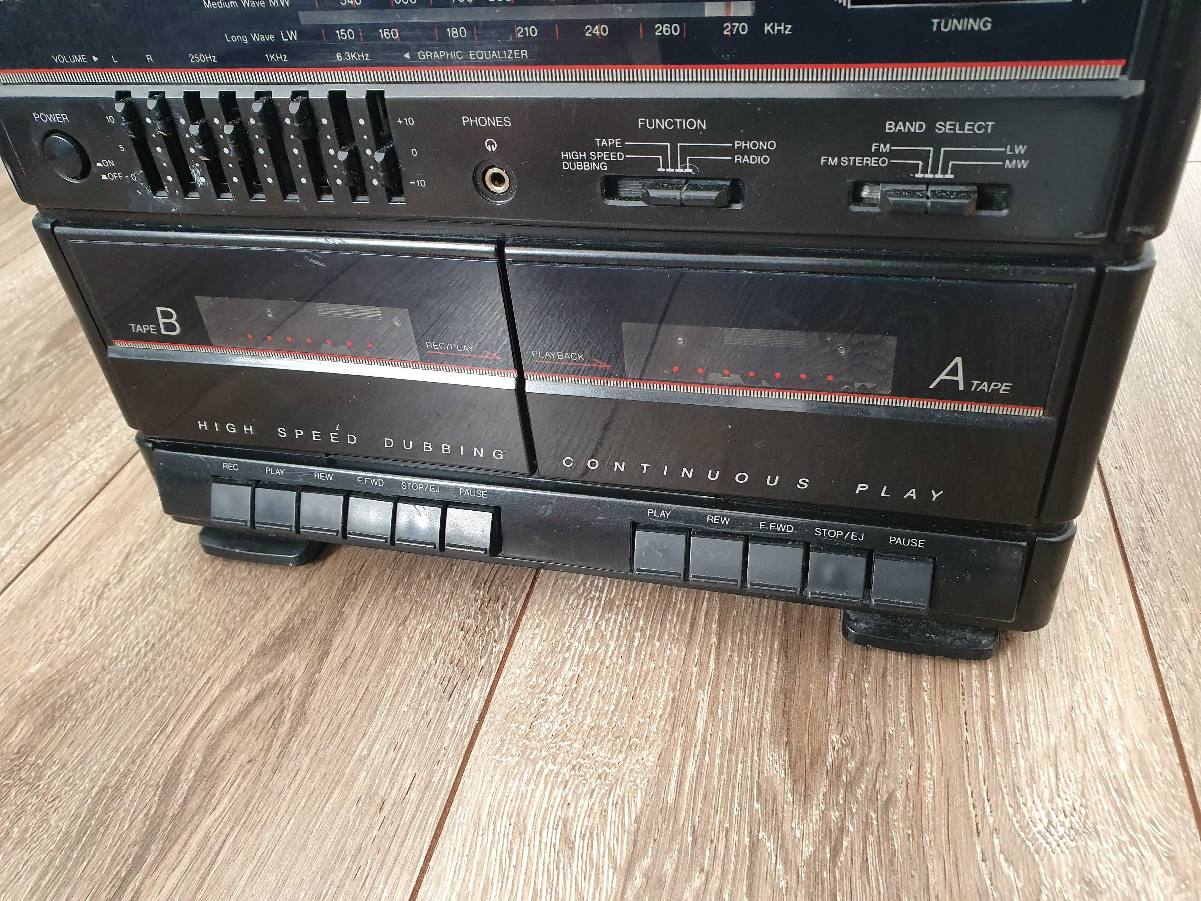 Wieża Anitech ca-4000 radio magnetofon gramofon vintage