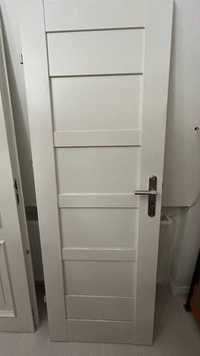 Drzwi wewnętrzne prawe 72x201cm - białe