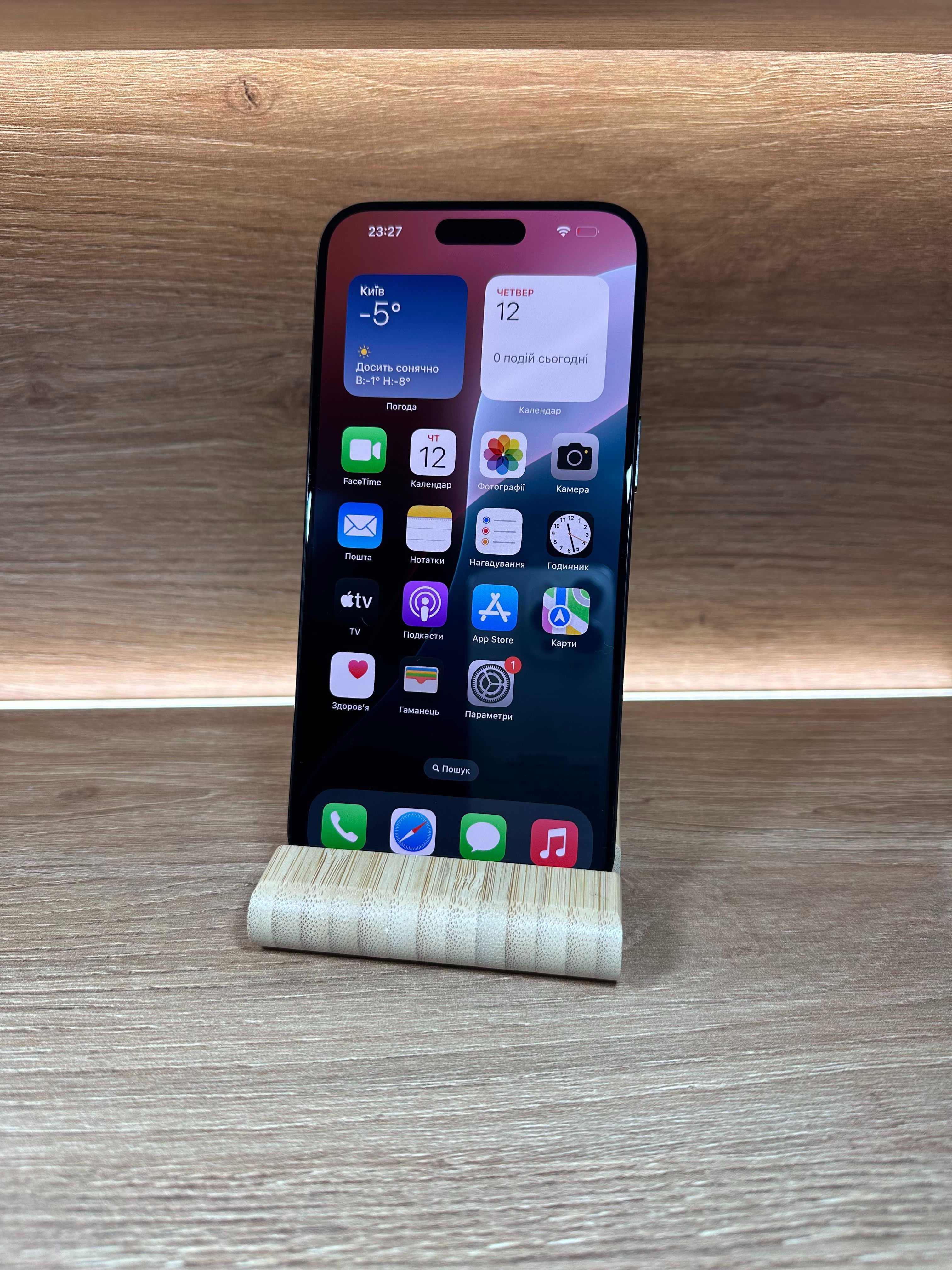 iPhone 15 Pro Max 512 Black!!! З США!!! АКБ 93%!! №: 8335!!! Неверлок!