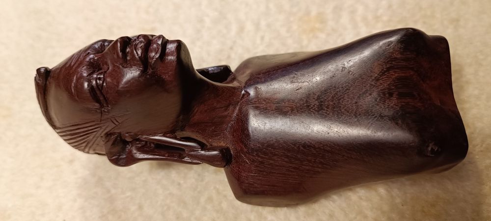 Par de Bustos - Esculturas Africanas - Madeira exótica