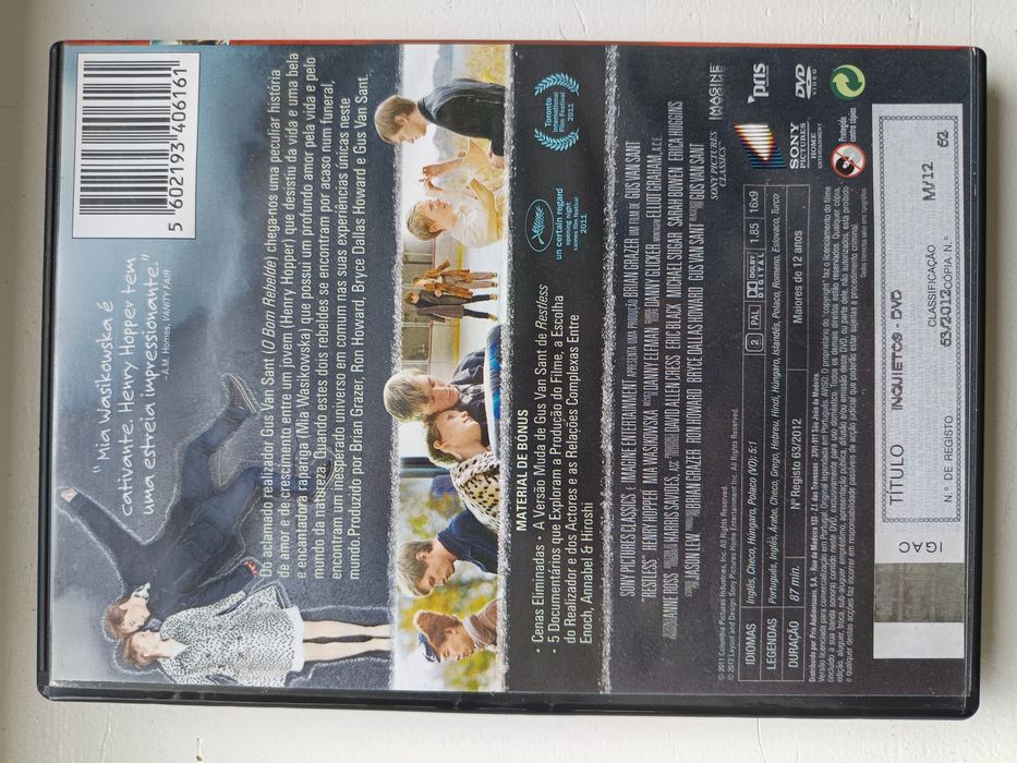 DVD inquietos.    .