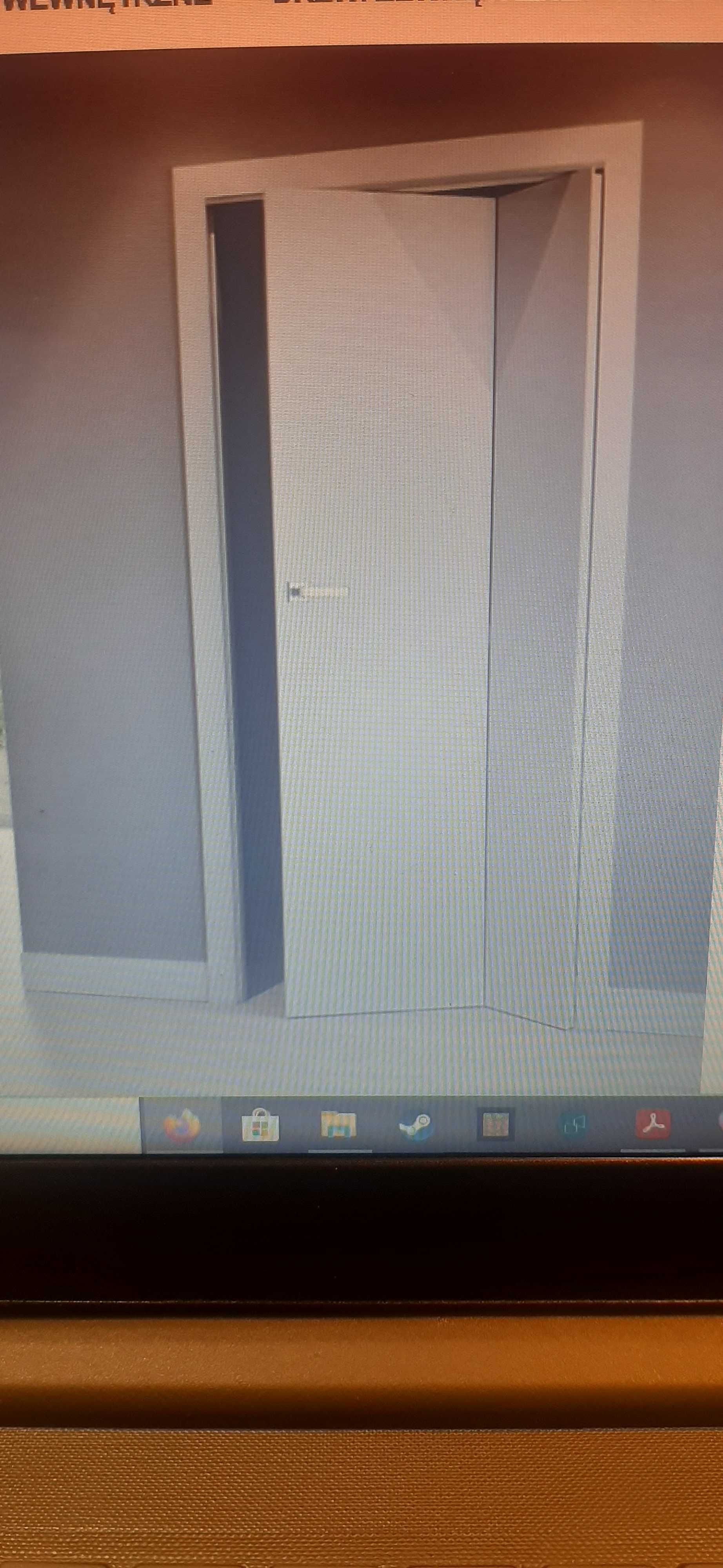 Drzwi składane PORTA 80 prawe - FOLDE 10 DĄB PIASKOWY