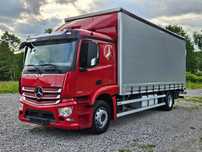 Mercedes-Benz ACTROS 1830/1827/1832/FIRANKA/WINDA/18 EUROPALET/AUTOMAT/Z NIEMIEC/2017/DUŻA ŁADOWNOŚĆ