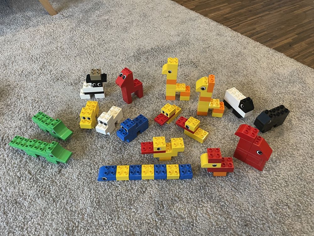 Lego duplo zwierzęta 108 klocków