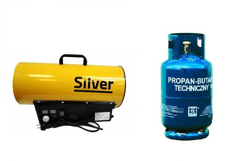 Nagrzewnica gazowa do hali na budowę wykończenia mobilna wydajna