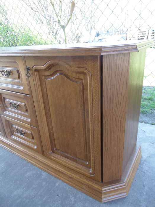 piękna drewniana dębowa komoda KINGA  stan bdb wysyłka dowóz