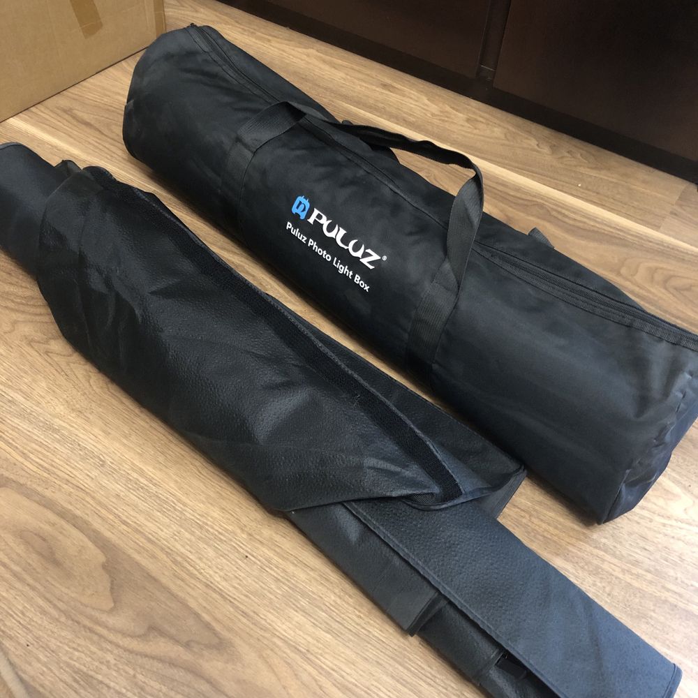 Namiot bezcieniowy Puluz 80cm oświetlenie LED