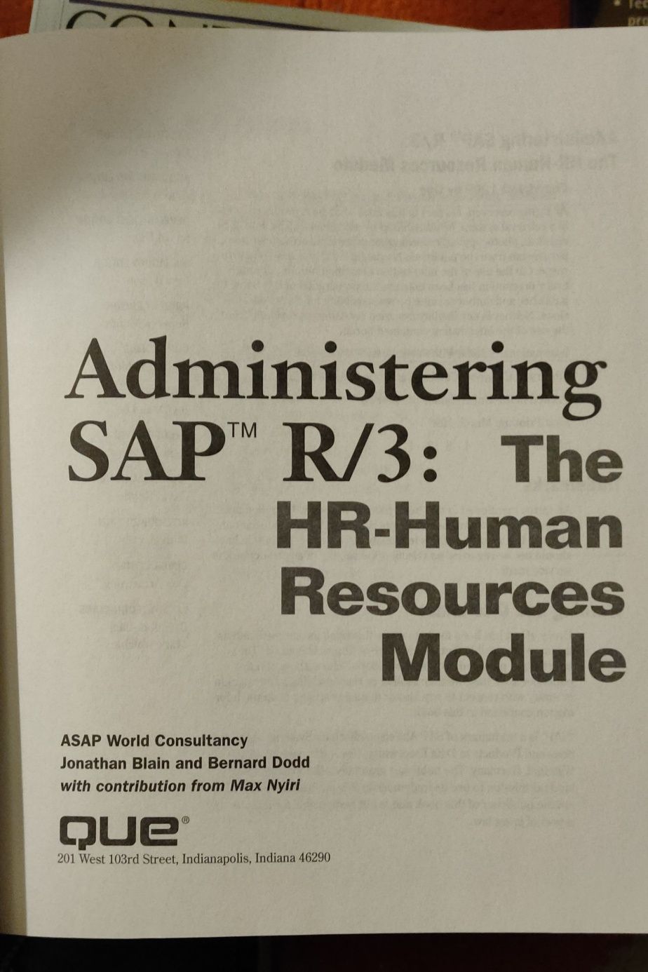 Manual Administering SAP R/3 Recursos Humanos