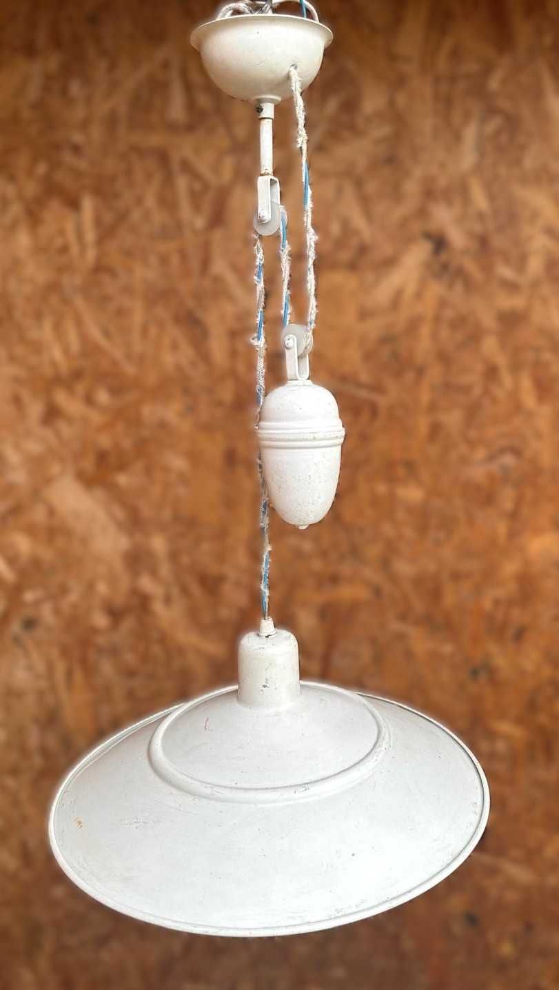 Candeeiro de teto vintage, com peso de ajuste
