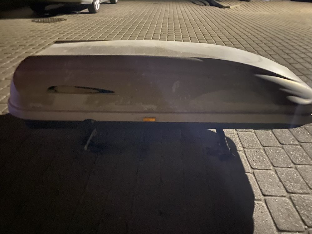 Box dachowy + uchwyt na rower, gotowy do montazu