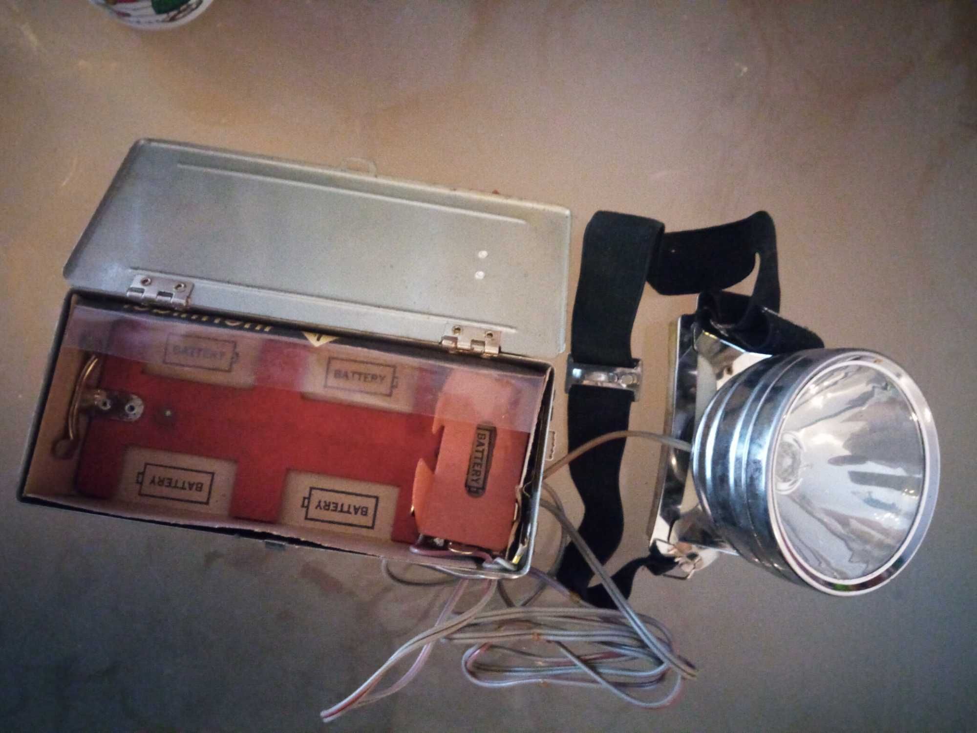 lanterna de mineiro vintage anos 80s