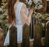 Biała suknia ślubna - boho