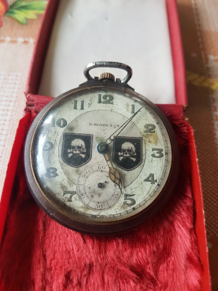 Zegarek kieszonkowy Moser szwajcarski kolekcjonerski