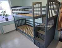 Кровать двухъярусная деревянная Форт, двоярусне,двоповерхове ліжко