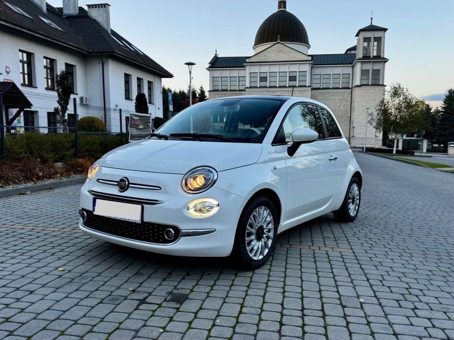Fiat 500 Fiat 500 Dolcevita Biały Gelato jasna tapicerka NISKI PRZEBIEG